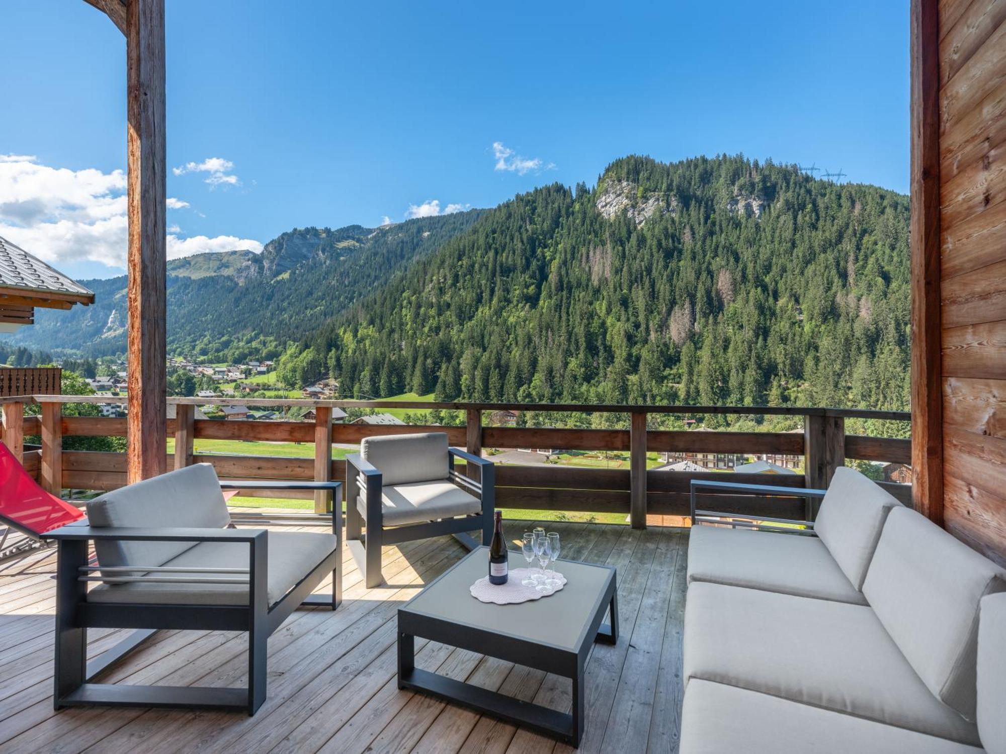 Chalet 1100 - Bo Immobilier Chatel - A Mi-Chemin Du Centre Et Du Linga - Jacuzzi Sauna Et Cheminee Extérieur photo